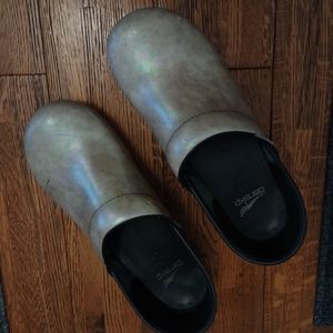 Danskos pearl clogs